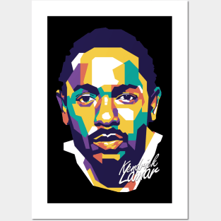 Kendrick Lamar on WPAP 1 Posters and Art